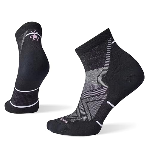 Smartwool Damen Run Targeted Cushion Knöchelsocken, Schwarz, S Smartwool Damen Run Targeted Cushion Knöchelsocken, Schwarz, S von Smartwool