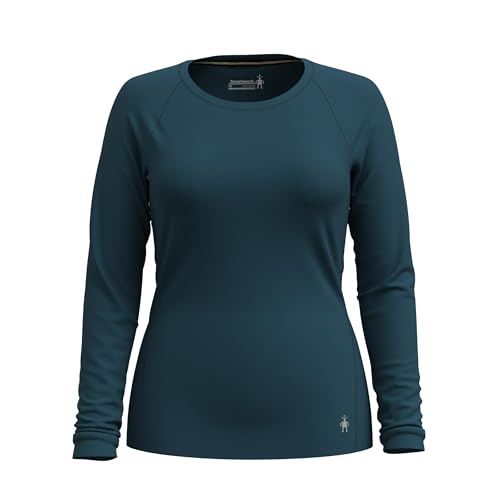 Smartwool Damen Women's Classic All-Season Merino Base Layer Long Sleeve, Tiefer See, L Smartwool Damen Women's Classic All-Season Merino Base Layer Long Sleeve, Tiefer See, L von Smartwool