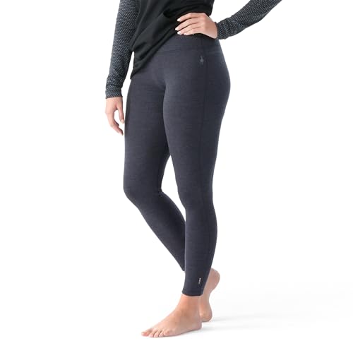 Smartwool Damen Women's Merino 250 Baselayer Bottom Boxed Thermal Tops, Charcoal Heather, M von Smartwool