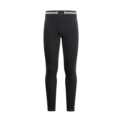 Smartwool Classic Herren Thermo-Leggings, Thermounterwäsche aus Merinowolle, Thermoshose für den Winter, Skifahren, Wandern, Laufen, leicht und atmungsaktiv, Schwarz, XL von Smartwool