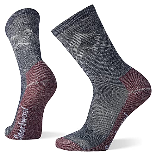 Smartwool Unisex-Adult Hike Classic Edition Light Cushion Mountain Pattern Crew Socks Bergmuster, DEEP Navy, L Smartwool Unisex-Adult Hike Classic Edition Light Cushion Mountain Pattern Crew Socks Bergmuster, DEEP Navy, L von Smartwool