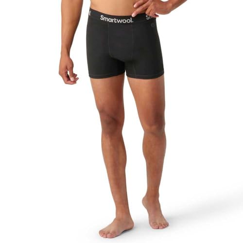 Smartwool Damen Mens Boxer Brief, Schwarz, S EU Smartwool Damen Mens Boxer Brief, Schwarz, S EU von Smartwool