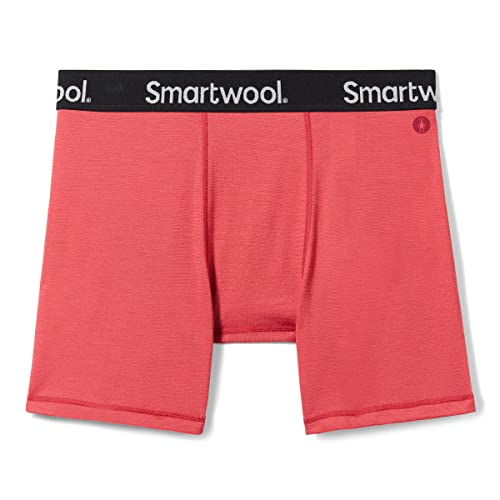Smartwool Men's Boxer Brief Herren-Boxershorts, Earth RED, S Smartwool Men's Boxer Brief Herren-Boxershorts, Earth RED, S von Smartwool
