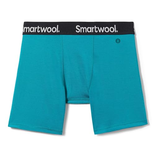 Smartwool Men's Boxer Brief Herren-Boxershorts, DEEP Lake, S Smartwool Men's Boxer Brief Herren-Boxershorts, DEEP Lake, S von Smartwool
