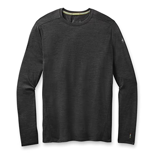 Smartwool Men's Classic All-Season Merino Base Layer Long Sleeve, Iron Heather, XL von Smartwool