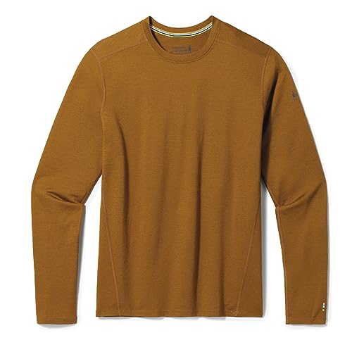 Smartwool Men's Classic All-Season Merino Base Layer Long Sleeve Boxed, Fox Brown, XL von Smartwool