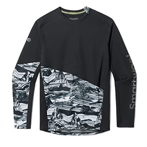Smartwool Men's Mountain Bike Long Sleeve Jersey Mountainbike-Langarmtrikot für Herren, Black Marble Giants, L Smartwool Men's Mountain Bike Long Sleeve Jersey Mountainbike-Langarmtrikot für Herren, Black Marble Giants, L von Smartwool