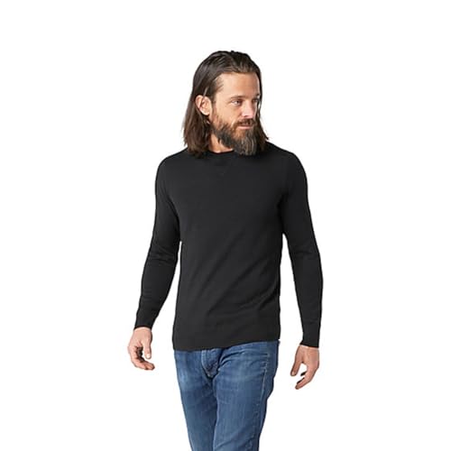 Smartwool Men's Sparwood Crew Sweater, Black, L Smartwool Men's Sparwood Crew Sweater, Black, L von Smartwool