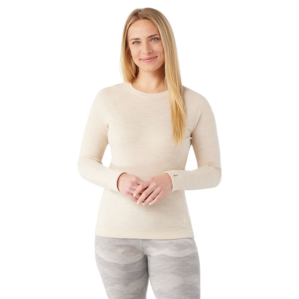 Smartwool Merino 250 Crew Long Sleeve T-shirt Beige L Frau von Smartwool