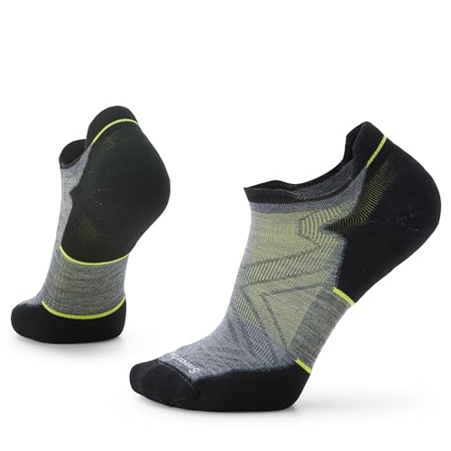 Smartwool Unisex-Adult Run Targeted Cushion Low Ankle Socken, MEDIUM Gray, L Smartwool Unisex-Adult Run Targeted Cushion Low Ankle Socken, MEDIUM Gray, L von Smartwool