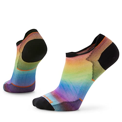 Smartwool Unisex Rainbow Print Low Ankle Niedrige Knöchelsocken Von Run Zero Cushion Pride Mit Regenbogenmuster, S EU Smartwool Unisex Rainbow Print Low Ankle Niedrige Knöchelsocken Von Run Zero Cushion Pride Mit Regenbogenmuster, S EU von Smartwool