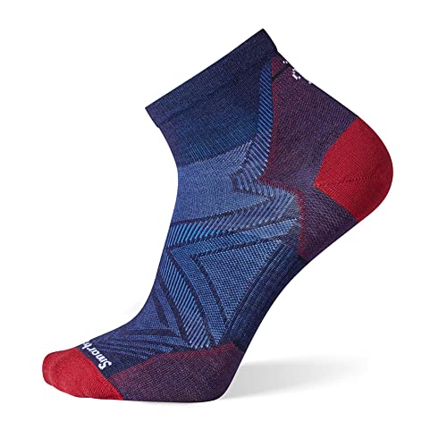 Smartwool Unisex-Adult Ankle Socks Run Zero Cushion Knöchelsocken, DEEP Navy, M von Smartwool