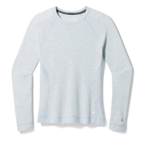 Smartwool Unisex-Adult Classic Thermal Merino Baselayer mit Rundhalsausschnitt für Damen, Winter Sky Heather, Medium Smartwool Unisex-Adult Classic Thermal Merino Baselayer mit Rundhalsausschnitt für Damen, Winter Sky Heather, Medium von Smartwool
