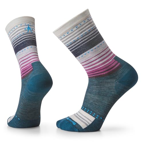 Smartwool Unisex-Adult Everyday Stitch Stripe Crew, Twilight Blue, S Smartwool Unisex-Adult Everyday Stitch Stripe Crew, Twilight Blue, S von Smartwool