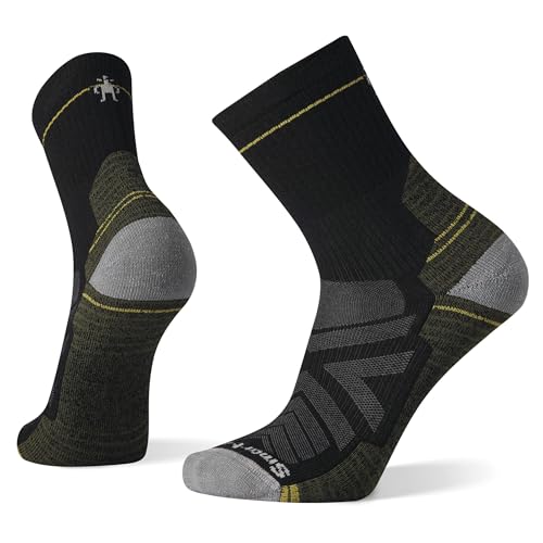 Smartwool Unisex-Adult Hike Light Cushion Mid Crew Socken, Black, M Smartwool Unisex-Adult Hike Light Cushion Mid Crew Socken, Black, M von Smartwool