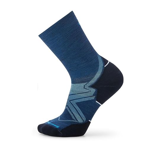 Smartwool Unisex-Adult Run Cold Weather Targeted Cushion Crew Socken, Alpine Blue, M Smartwool Unisex-Adult Run Cold Weather Targeted Cushion Crew Socken, Alpine Blue, M von Smartwool