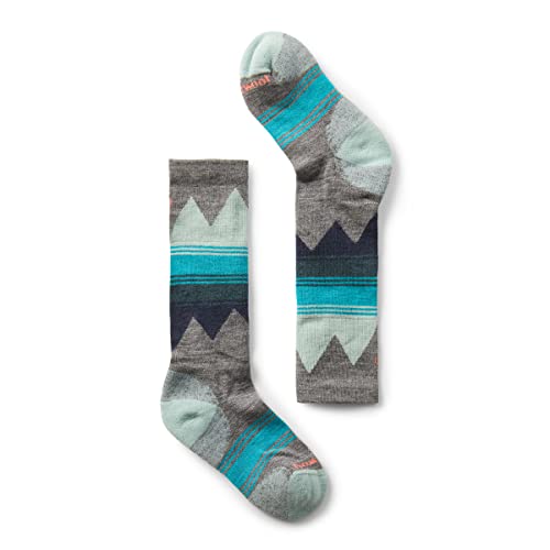 Smartwool Unisex-Youth Kids' Ski Light Cushion OTC Socks, MEDIUM Gray, XS von Smartwool