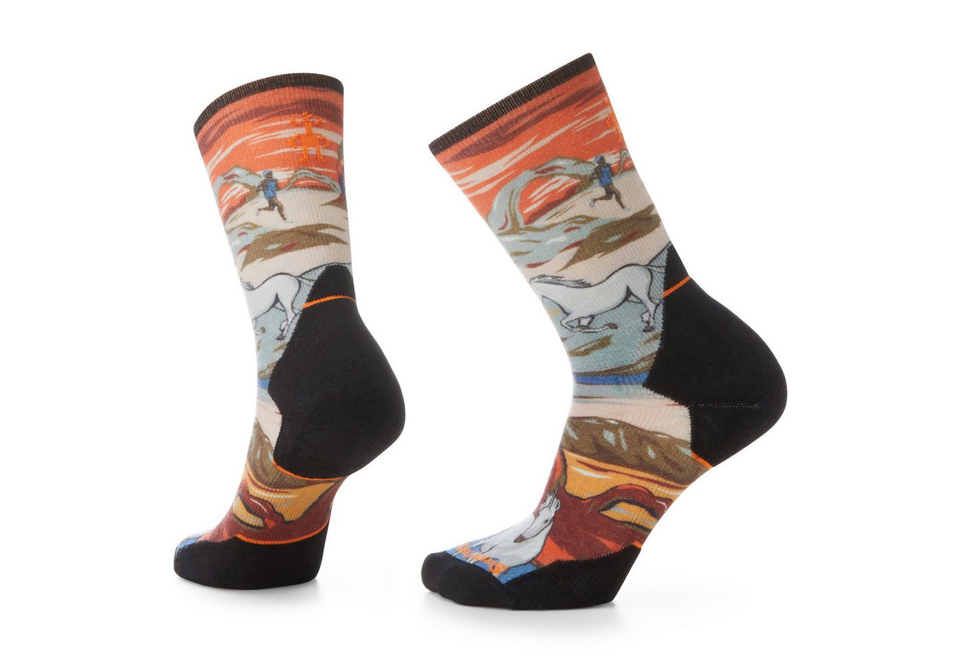 Smartwool Wandersocken Athlete Edition Run Trail Magic Crew Print Laufsocken - Multi Color Smartwool Wandersocken Athlete Edition Run Trail Magic Crew Print Laufsocken - Multi Color von Smartwool