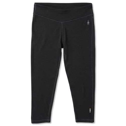Smartwool Women's Classic Thermal Merino Base Layer 3/4 Bottom Klassische 3/4-Basisschicht aus Merinowolle für Damen, Black, S Smartwool Women's Classic Thermal Merino Base Layer 3/4 Bottom Klassische 3/4-Basisschicht aus Merinowolle für Damen, Black, S von Smartwool