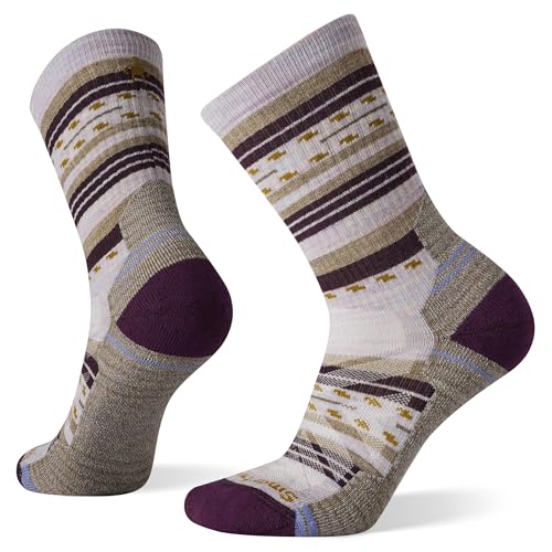 Smartwool Women's Hike Light Cushion Margarita Crew Socks Damen, PURPLE Eclipse, L Smartwool Women's Hike Light Cushion Margarita Crew Socks Damen, PURPLE Eclipse, L von Smartwool