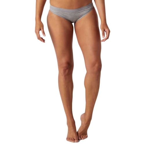 Smartwool Damen Women's Merino Bikini, Light Gray Heather, M EU Smartwool Damen Women's Merino Bikini, Light Gray Heather, M EU von Smartwool