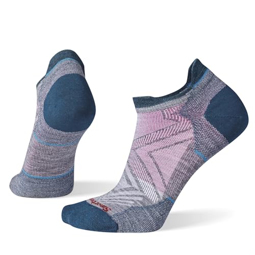 Smartwool Women's Run Zero Cushion Low Ankle Socks, MEDIUM Gray, S von Smartwool