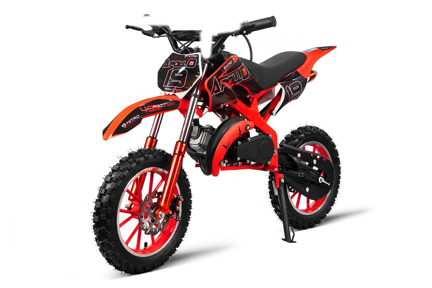 Smarty Dirt-Bike Nitro Motors Apollo 49cc Pullstart Dirtbike 10 Zoll Crossbike von Smarty