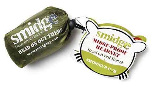 Smidge Mücken- und Fliegenschutz, Unisex, Netz, besonders leicht, Einheitsgröße, Grün Smidge Mücken- und Fliegenschutz, Unisex, Netz, besonders leicht, Einheitsgröße, Grün von Smidge