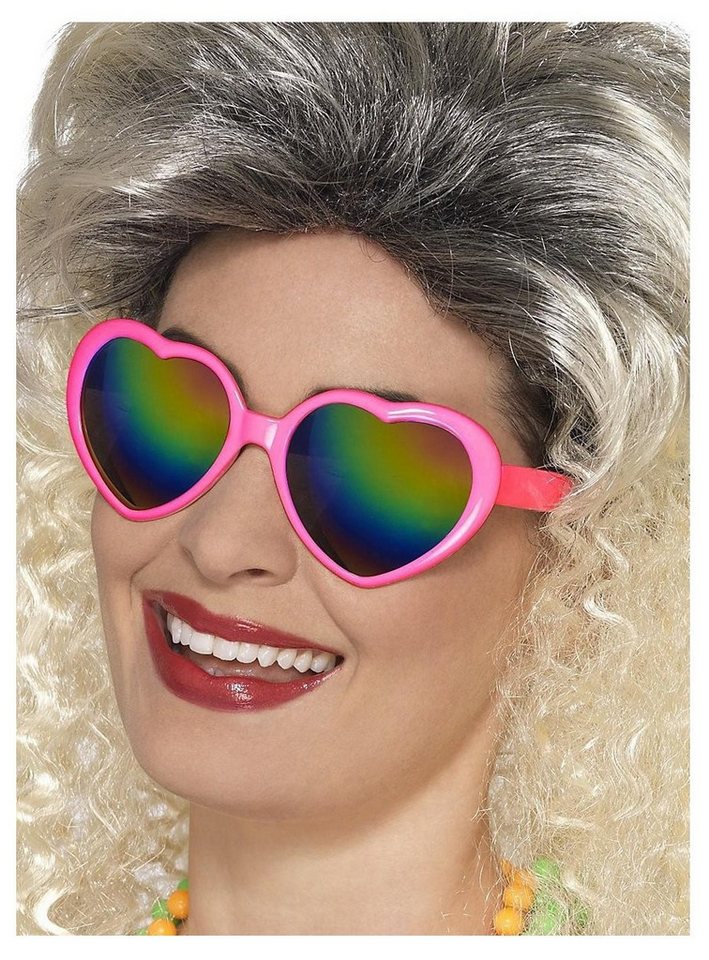 Smiffys Kostüm Herzchen Sonnenbrille, Ein Herz für rosarote Brillen! Smiffys Kostüm Herzchen Sonnenbrille, Ein Herz für rosarote Brillen! von Smiffys
