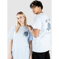 Smile And Wave Temple T-Shirt sky blue von Smile And Wave