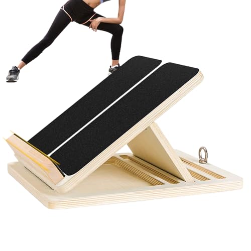 1 Stück Schrägbrett Wadendehner - 38X30Cm Faltbar Rutschfestes SchrägbrettFuß, Schrägbrett Kniebeuge, Slant Board Squat Holz Zur Verbesserung Der Agilität Und Flexibilität 1 Stück Schrägbrett Wadendehner - 38X30Cm Faltbar Rutschfestes SchrägbrettFuß, Schrägbrett Kniebeuge, Slant Board Squat Holz Zur Verbesserung Der Agilität Und Flexibilität von Smileshiney