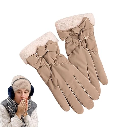 Smileshiney Winter-Touchscreen-Handschuhe, Touchscreen-Handschuhe für Damen und Herren, wiederverwendbare Touchscreen-Handschuhe zum Skifahren, Klettern von Smileshiney