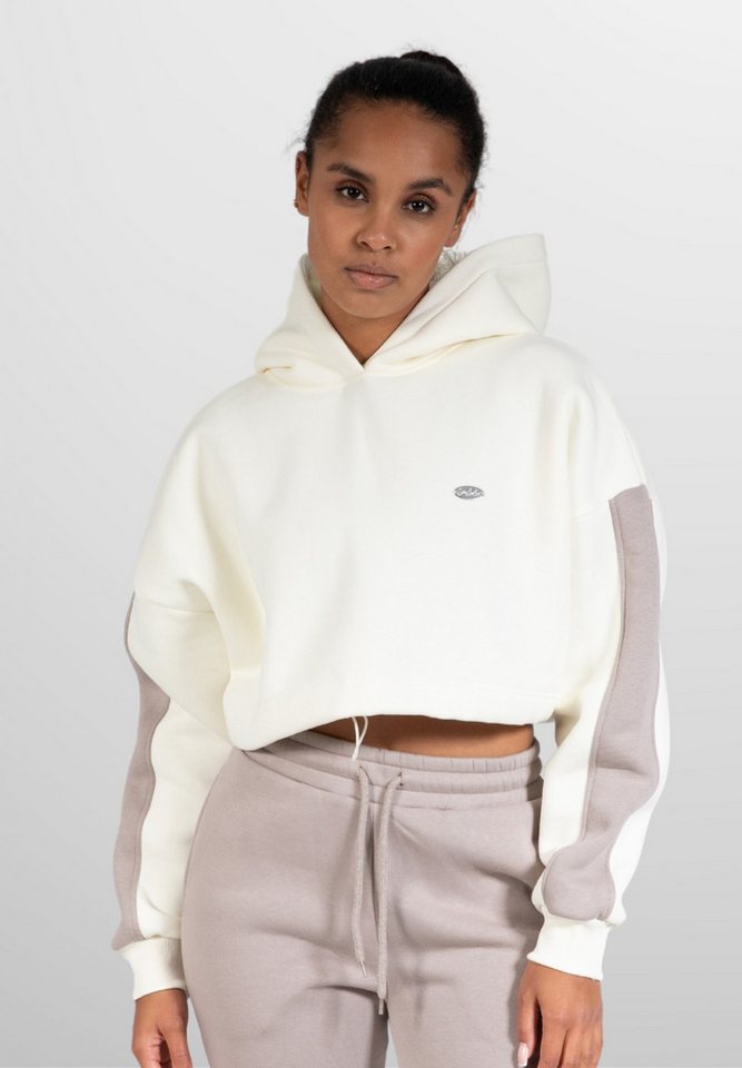 Smilodox Hoodie Amaya, Oversize Fit Crop Pullover Langarm, weicher Baumwollstoff Oversize, Relaxed Cropped Kapuzenpullover Metallabel Bauchfrei Alltag Sport Smilodox Hoodie Amaya, Oversize Fit Crop Pullover Langarm, weicher Baumwollstoff Oversize, Relaxed Cropped Kapuzenpullover Metallabel Bauchfrei Alltag Sport von Smilodox