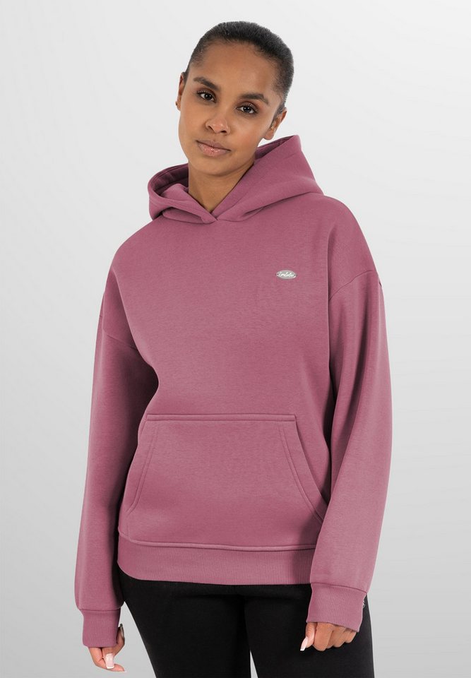 Smilodox Hoodie Odelia, Hochwertiger Oversize Kapuzenpullover mit großer Kapuze Lockeres Sweatshirt Metallabel Weiches Material Sport Gym Freizeit Smilodox Hoodie Odelia, Hochwertiger Oversize Kapuzenpullover mit großer Kapuze Lockeres Sweatshirt Metallabel Weiches Material Sport Gym Freizeit von Smilodox