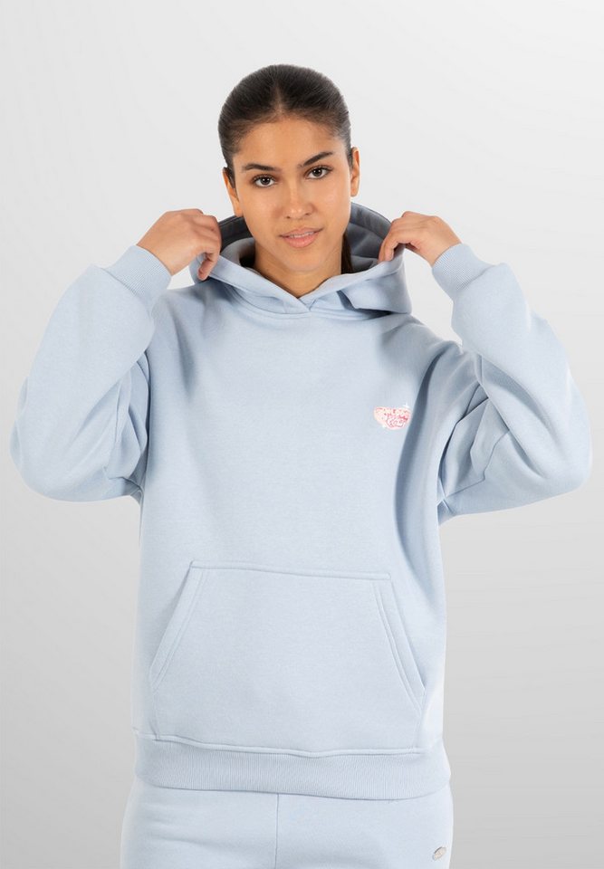 Smilodox Hoodie Riva, Kapuzenpullover Oversize Fit mit großer Kapuze und Herz Print Oversize, Stylischer Pulli Großer Print Kängurutasche Sweater Sport Freizeit Smilodox Hoodie Riva, Kapuzenpullover Oversize Fit mit großer Kapuze und Herz Print Oversize, Stylischer Pulli Großer Print Kängurutasche Sweater Sport Freizeit von Smilodox