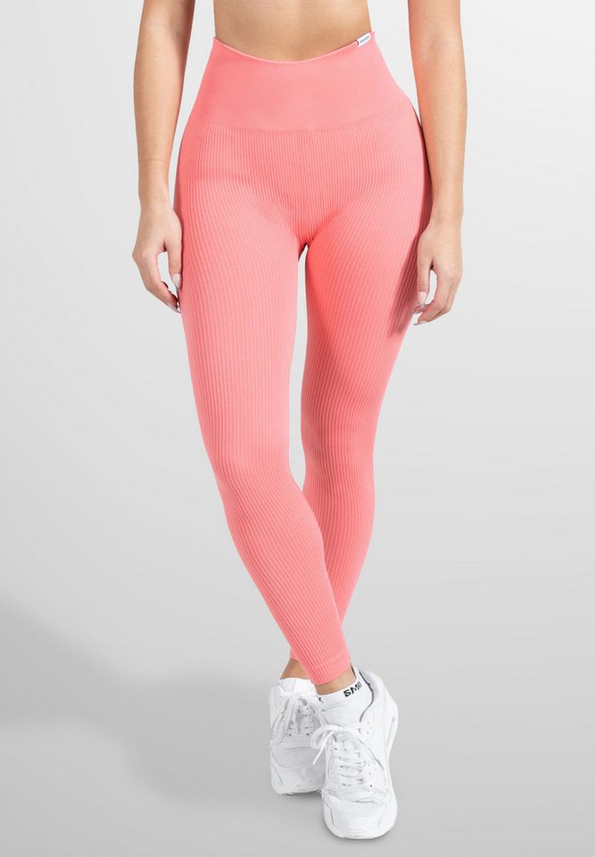 Smilodox Leggings Amaze Ripp, Blickdichte Sporthose aus Rippstoff Yoga & Fitness High Waist Push Up Booty Ripped Fitnesshose Freizeit Gym Pilates Smilodox Leggings Amaze Ripp, Blickdichte Sporthose aus Rippstoff Yoga & Fitness High Waist Push Up Booty Ripped Fitnesshose Freizeit Gym Pilates von Smilodox
