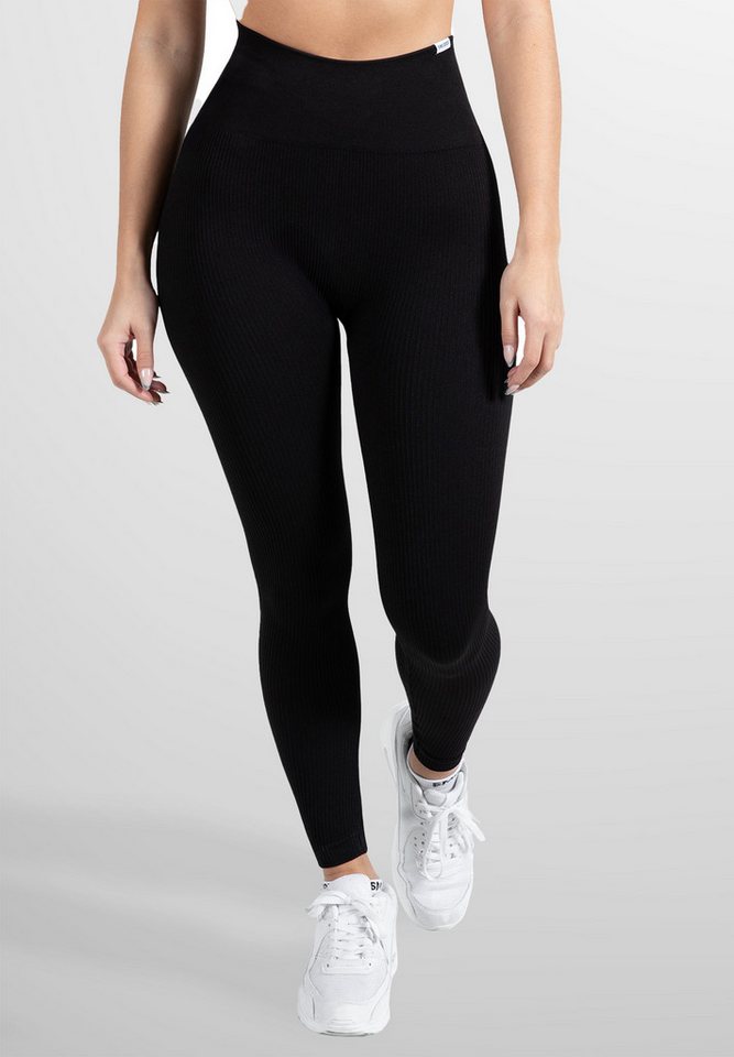 Smilodox Leggings Amaze Ripp, Blickdichte Sporthose aus Rippstoff Yoga & Fitness High Waist Push Up Booty Ripped Fitnesshose Freizeit Gym Pilates Smilodox Leggings Amaze Ripp, Blickdichte Sporthose aus Rippstoff Yoga & Fitness High Waist Push Up Booty Ripped Fitnesshose Freizeit Gym Pilates von Smilodox