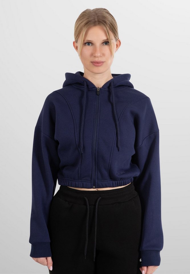 Smilodox Kapuzensweatjacke Elma, Oversize Fit Kapuzen Zip Pullover mit Ton-in-Ton Reißverschluss Oversize, Crop Zip Hoodie Relaxed Fit Große Kapuze Streetwear Sport Freizeit Smilodox Kapuzensweatjacke Elma, Oversize Fit Kapuzen Zip Pullover mit Ton-in-Ton Reißverschluss Oversize, Crop Zip Hoodie Relaxed Fit Große Kapuze Streetwear Sport Freizeit von Smilodox