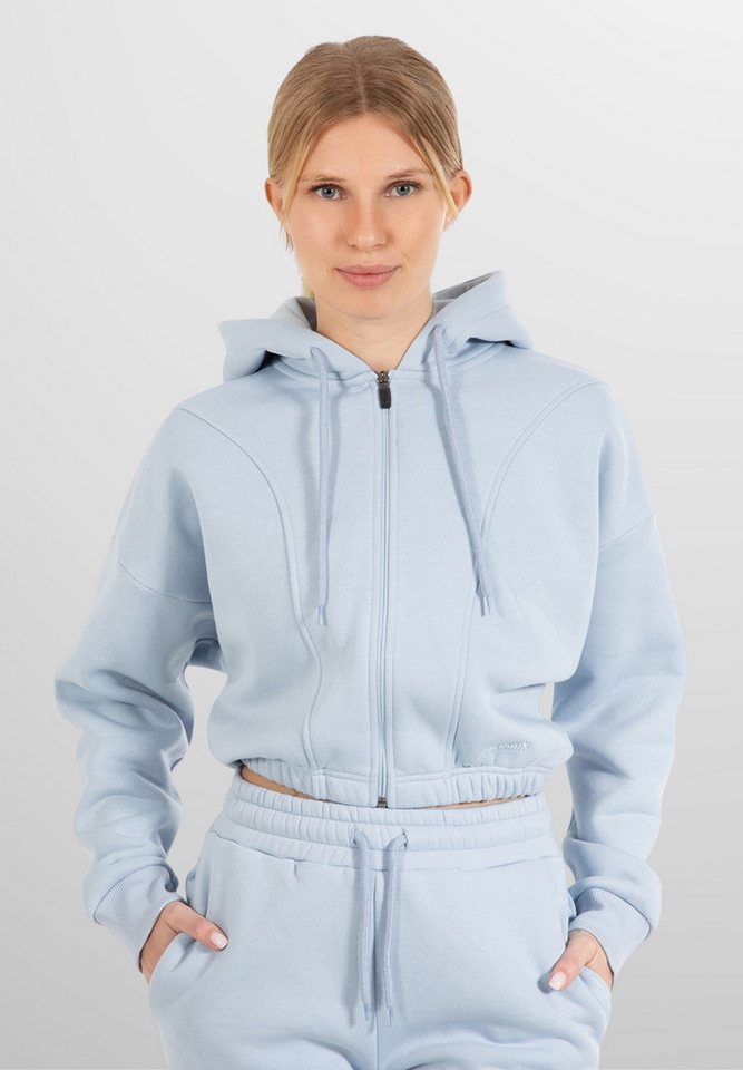Smilodox Kapuzensweatjacke Elma, Oversize Fit Kapuzen Zip Pullover mit Ton-in-Ton Reißverschluss Oversize, Crop Zip Hoodie Relaxed Fit Große Kapuze Streetwear Sport Freizeit Smilodox Kapuzensweatjacke Elma, Oversize Fit Kapuzen Zip Pullover mit Ton-in-Ton Reißverschluss Oversize, Crop Zip Hoodie Relaxed Fit Große Kapuze Streetwear Sport Freizeit von Smilodox