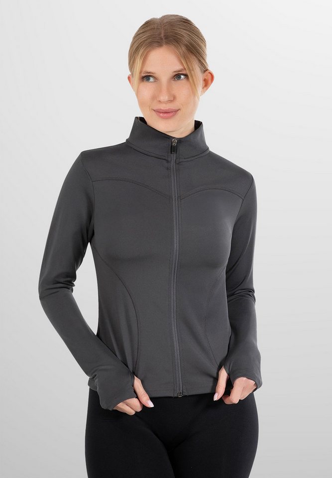 Smilodox Outdoorjacke Indira, Shaped Fit Fleecejacke, Windbreaker Activewear Laufjacke Sportjacke mit Daumenlöchern Atmungsaktiv Fitness Gym Yoga Alltag Smilodox Outdoorjacke Indira, Shaped Fit Fleecejacke, Windbreaker Activewear Laufjacke Sportjacke mit Daumenlöchern Atmungsaktiv Fitness Gym Yoga Alltag von Smilodox