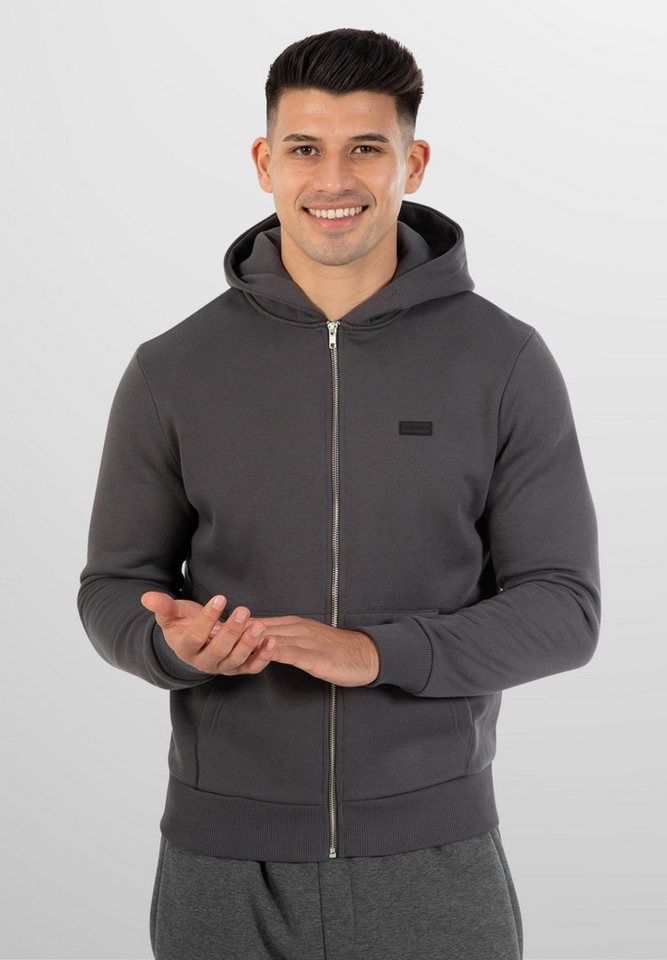 Smilodox Kapuzensweatjacke Nico, Langarm Sweatshirt, Regular Fit Kapuzenpullover Smilodox Kapuzensweatjacke Nico, Langarm Sweatshirt, Regular Fit Kapuzenpullover von Smilodox