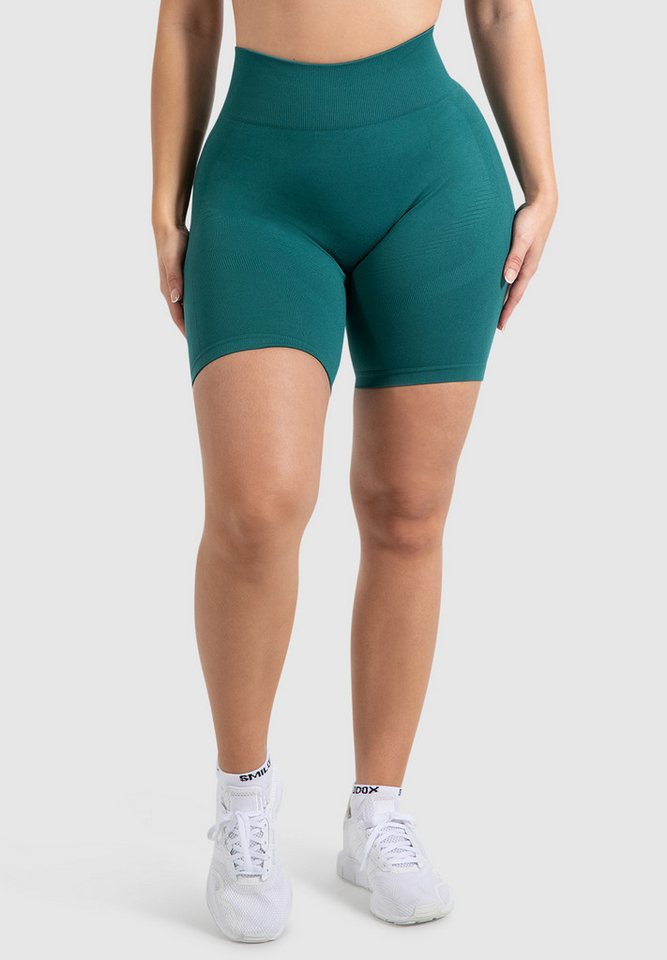 Smilodox Shorts Maria Solid, Radlerhose mit Scrunch Effekt für Sport, Alltag High Waist Booty Shorts Blickdicht Hotpants Sport Fitness Yogapants Smilodox Shorts Maria Solid, Radlerhose mit Scrunch Effekt für Sport, Alltag High Waist Booty Shorts Blickdicht Hotpants Sport Fitness Yogapants von Smilodox