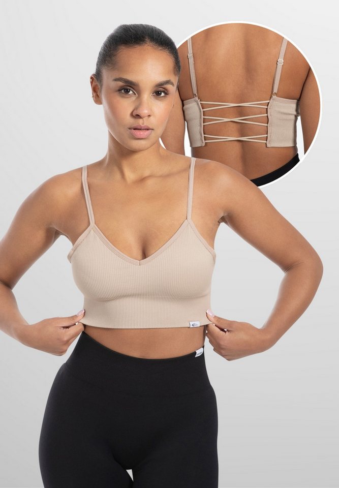 Smilodox Sport-BH Alma, Herausnehmbare Cups, Shaped Fit Yoga Bra Smilodox Sport-BH Alma, Herausnehmbare Cups, Shaped Fit Yoga Bra von Smilodox