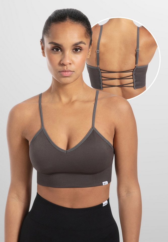 Smilodox Sport-BH Alma, Herausnehmbare Cups, Shaped Fit Yoga Bra Smilodox Sport-BH Alma, Herausnehmbare Cups, Shaped Fit Yoga Bra von Smilodox