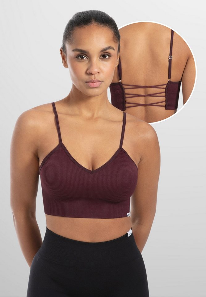 Smilodox Sport-BH Alma, Herausnehmbare Cups, Shaped Fit Yoga Bra Smilodox Sport-BH Alma, Herausnehmbare Cups, Shaped Fit Yoga Bra von Smilodox