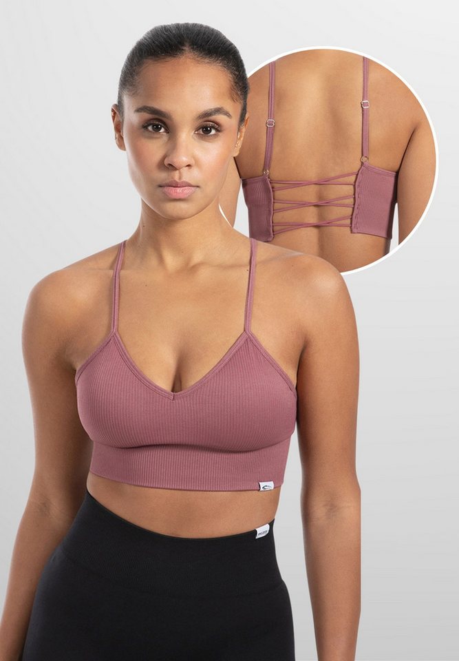 Smilodox Sport-BH Alma, Herausnehmbare Cups, Shaped Fit Yoga Bra Smilodox Sport-BH Alma, Herausnehmbare Cups, Shaped Fit Yoga Bra von Smilodox