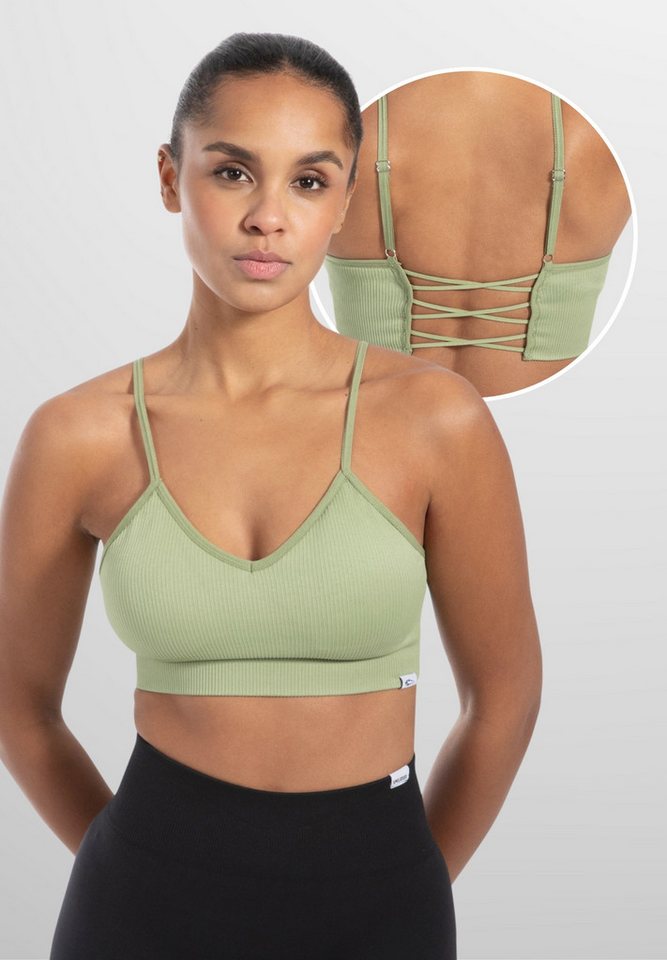 Smilodox Sport-BH Alma, Herausnehmbare Cups, Shaped Fit Yoga Bra Smilodox Sport-BH Alma, Herausnehmbare Cups, Shaped Fit Yoga Bra von Smilodox