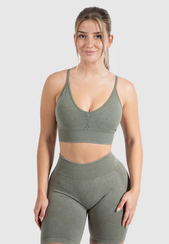 Smilodox Sport-BH Batik Acid Vera Scrunch, Seamless Push Up BH verstellbare Träger Crop Top Bra ohne Bügel Atmungsaktiv Herausnehmbare Cups Sport Yoga Smilodox Sport-BH Batik Acid Vera Scrunch, Seamless Push Up BH verstellbare Träger Crop Top Bra ohne Bügel Atmungsaktiv Herausnehmbare Cups Sport Yoga von Smilodox