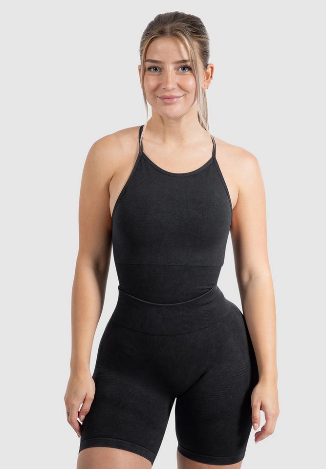 Smilodox Sport-BH Batik Acid Vera, Neckholder Crop Top mit Batik Waschung Seamless Länger Geschnittenen BH Bra Herausnehmbare Cups Sport Yoga Smilodox Sport-BH Batik Acid Vera, Neckholder Crop Top mit Batik Waschung Seamless Länger Geschnittenen BH Bra Herausnehmbare Cups Sport Yoga von Smilodox