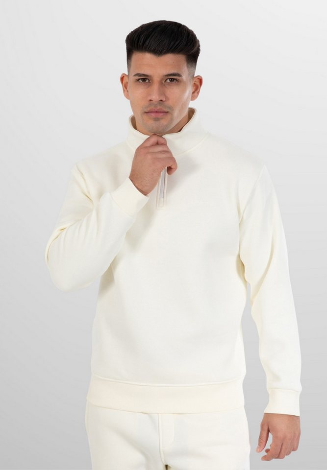 Smilodox Sweatshirt Emilio, Half Zip Sweater im Regular Fit, Komfort Stil für Sport Alltag Langarmshirt Weiche Baumwollmischung Pullover Logo Vielseitig Bequem Smilodox Sweatshirt Emilio, Half Zip Sweater im Regular Fit, Komfort Stil für Sport Alltag Langarmshirt Weiche Baumwollmischung Pullover Logo Vielseitig Bequem von Smilodox